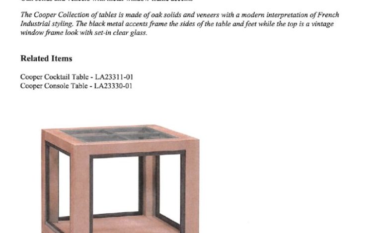thumbnail of Cooper Lamp Table
