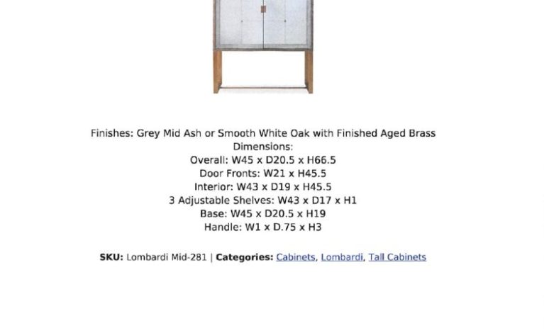 thumbnail of Lombardi Mid-Size Cabinet