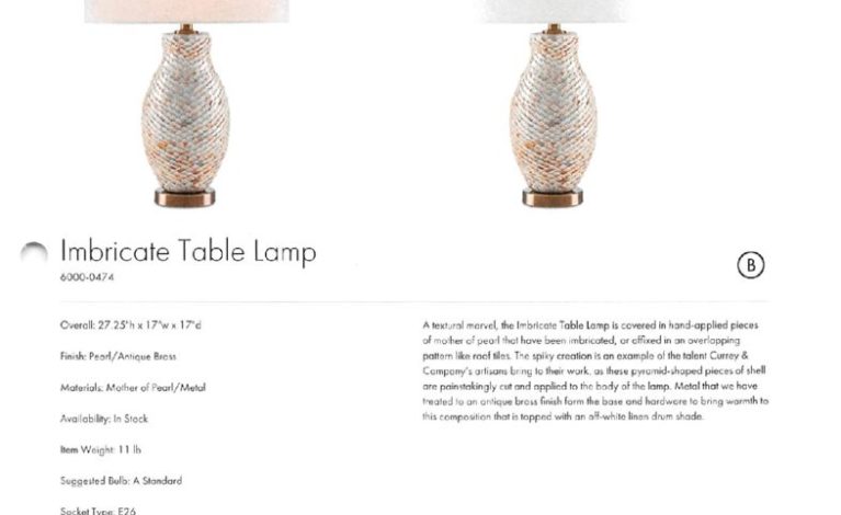 thumbnail of Imbricate Table Lamp