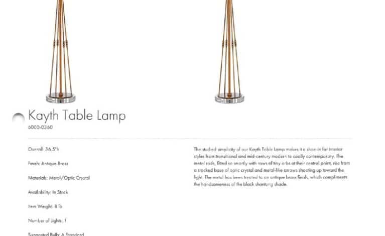 thumbnail of Kayth Table Lamp