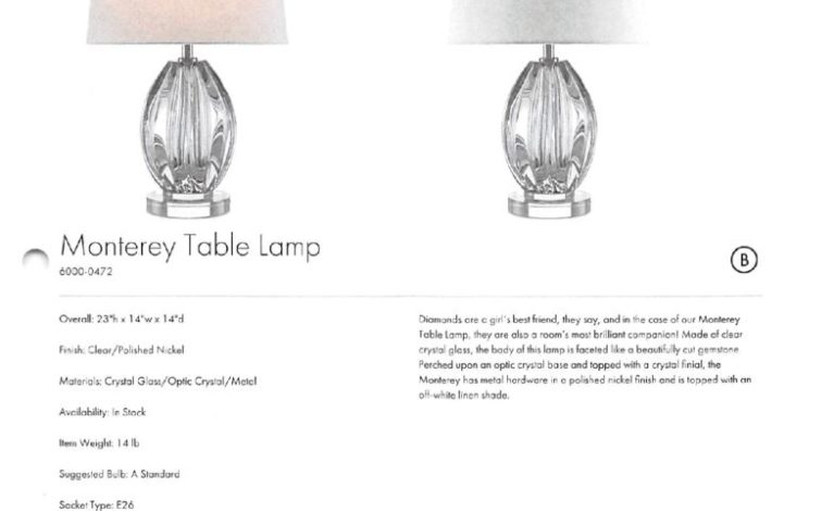 thumbnail of Monterey Table Lamp