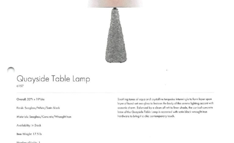 thumbnail of Quayside Table Lamp