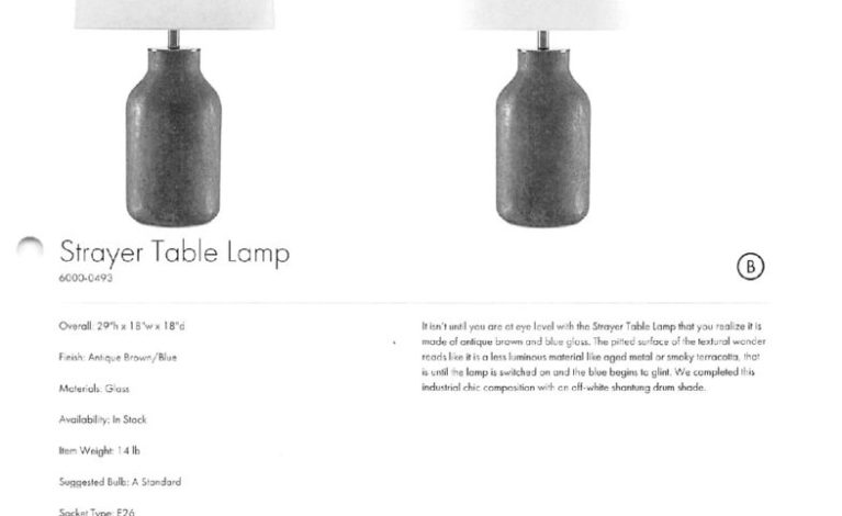 thumbnail of Strayer Table Lamp