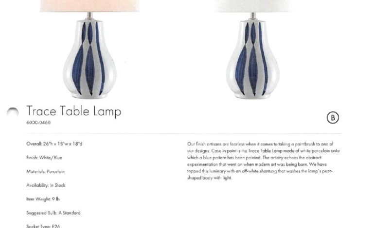 thumbnail of Trace Table Lamp